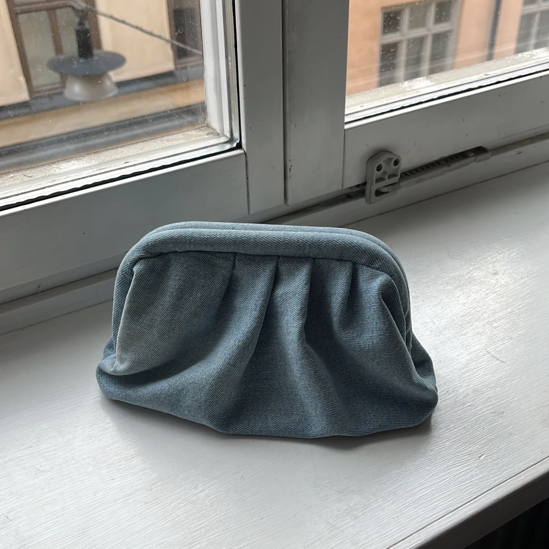 Ljusblå DENIM väska - 1