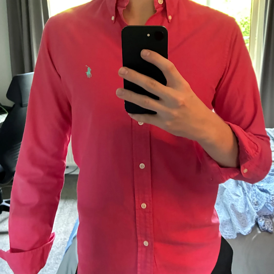 Rosa skjorta från Ralph Lauren XS