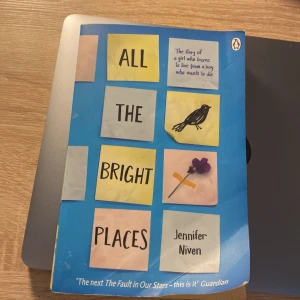 All the Bright Places - Säljer All the Bright Places av Jennifer Niven pocketbok i bra skick. Syns att den är använd men är i övrigt i bra skick! Säljer fler böcker. Priset kan diskuteras.