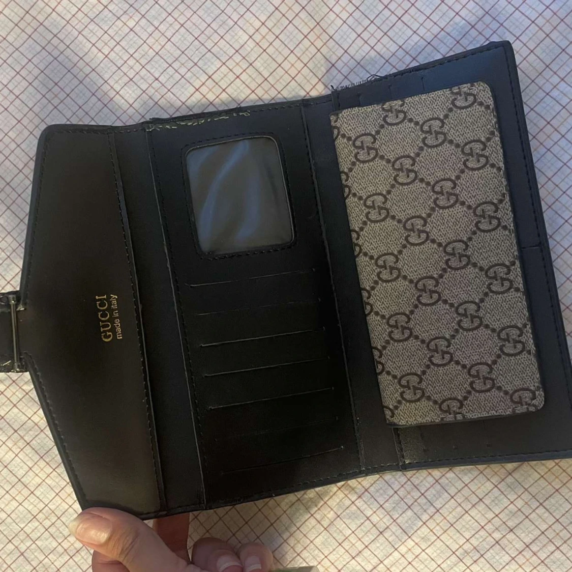 Kuvertväska och plånbok monogram - 2