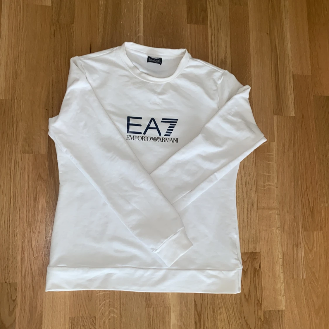 Vit långärmad tröja EA7 Armani - 1