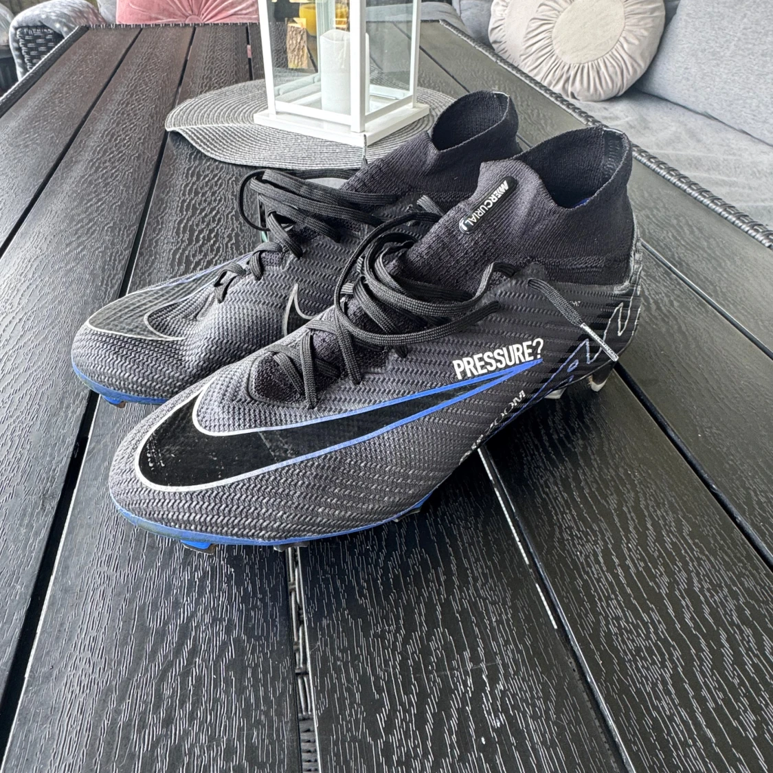Nike Mercurial svarta fotbollsskor