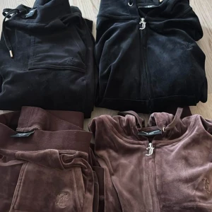 Juicy Couture hoodie i sammet brun - .