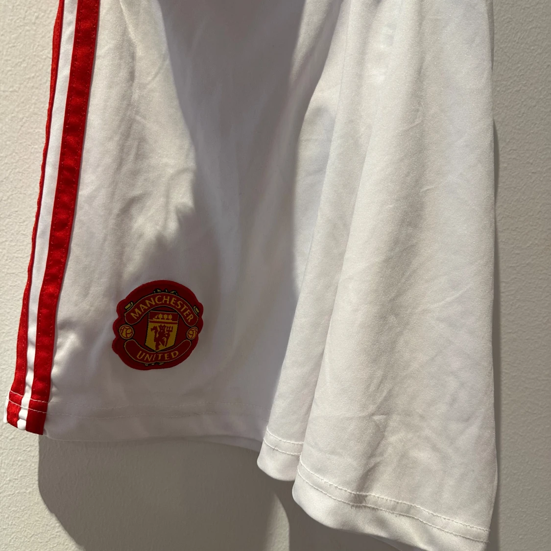 Manchester United vit fotbollsshorts - 1