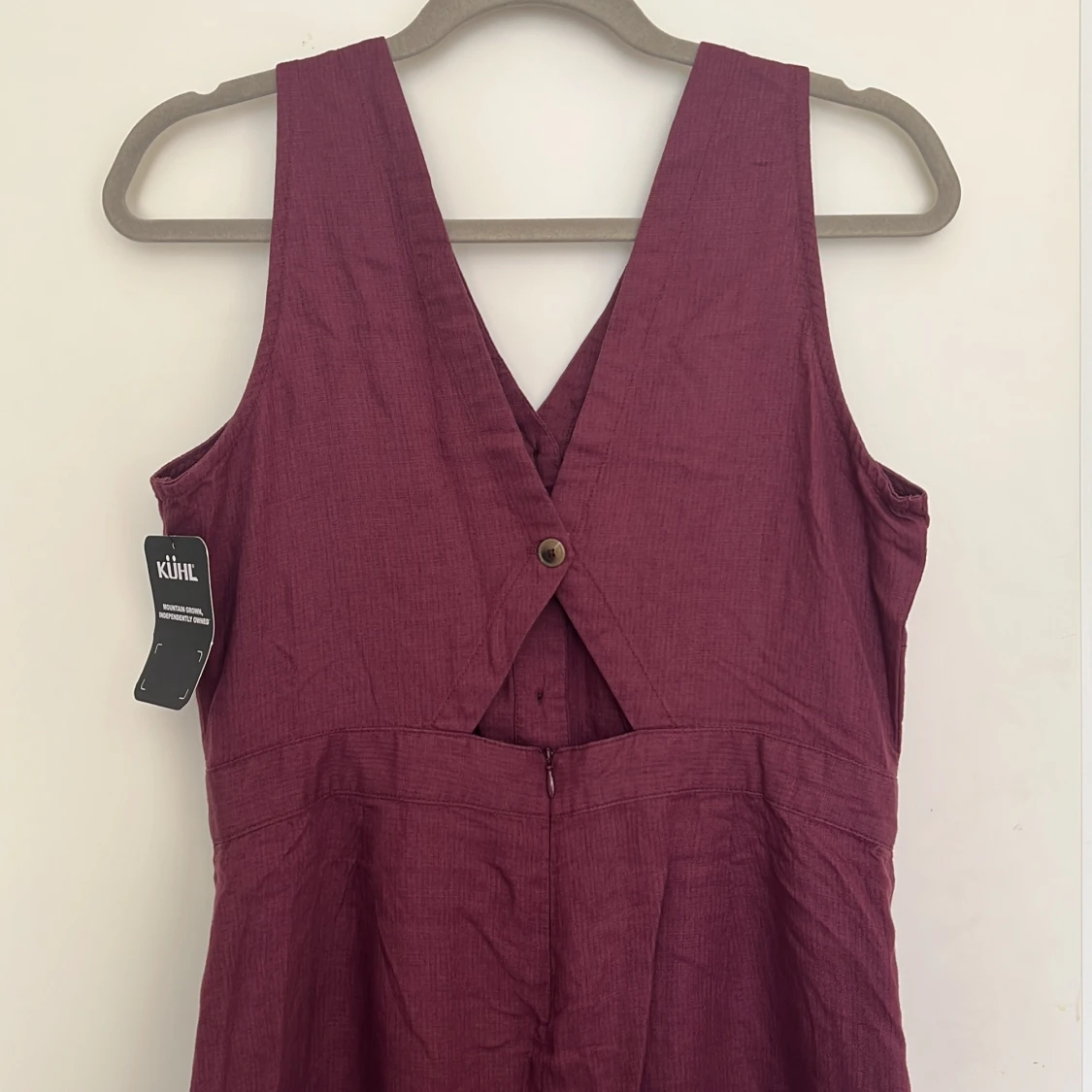 Vinröd/Mörk lila ärmlös klänning från Kühl - 2