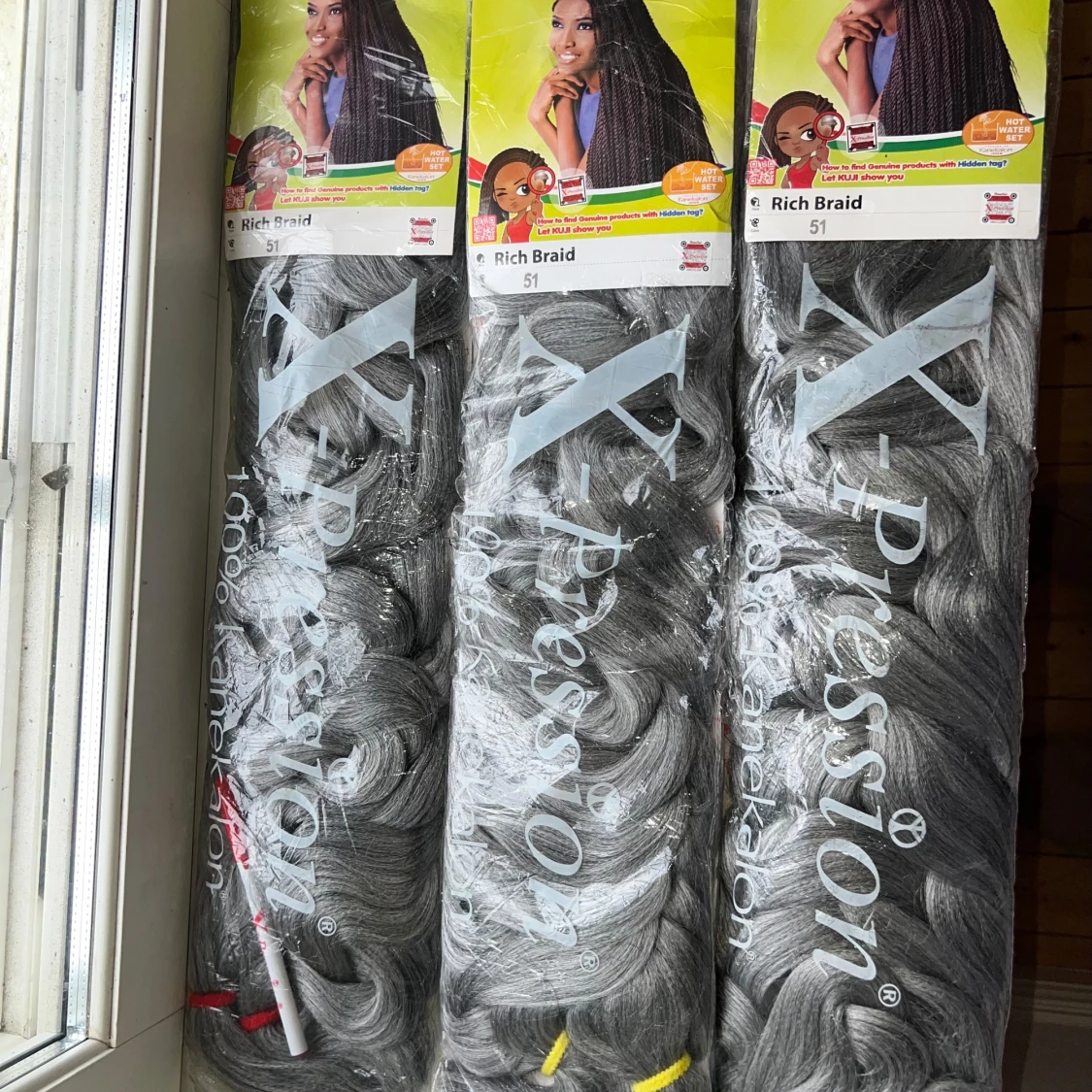 X-Pression Rich Braid hår (två stycken) - 2