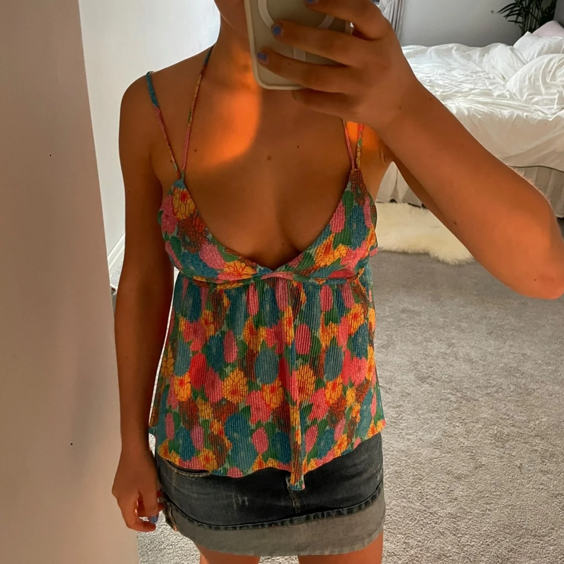 Färgglad sommartopp 