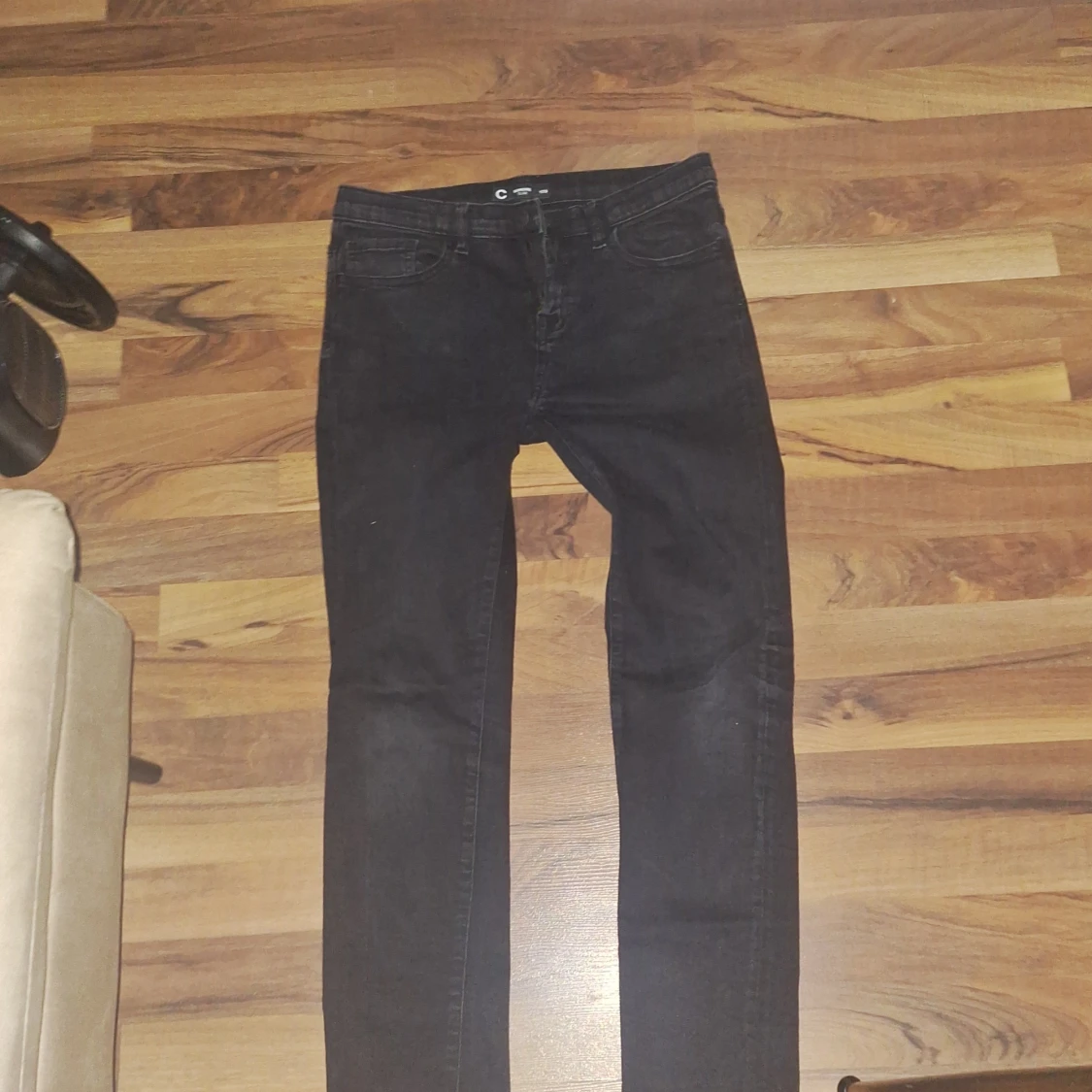 Svarta jeansbyxor från Cubus