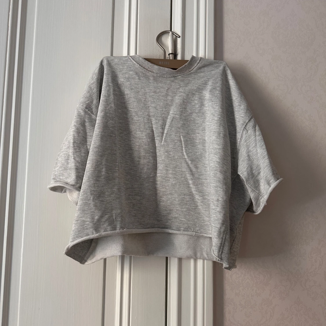 Grå oversized sweatshirt