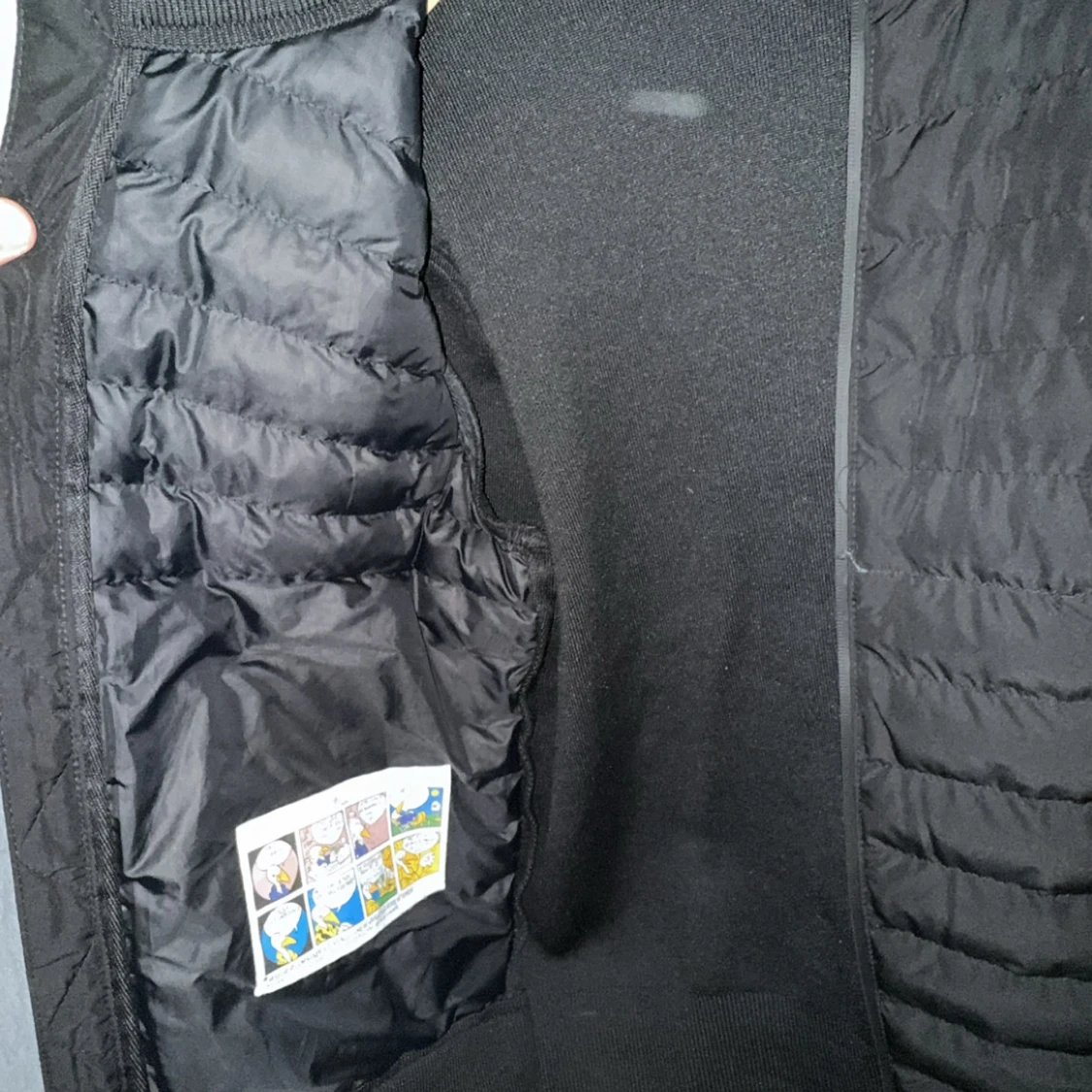 Svart quiltad cardigan jacka från Moncler - 2