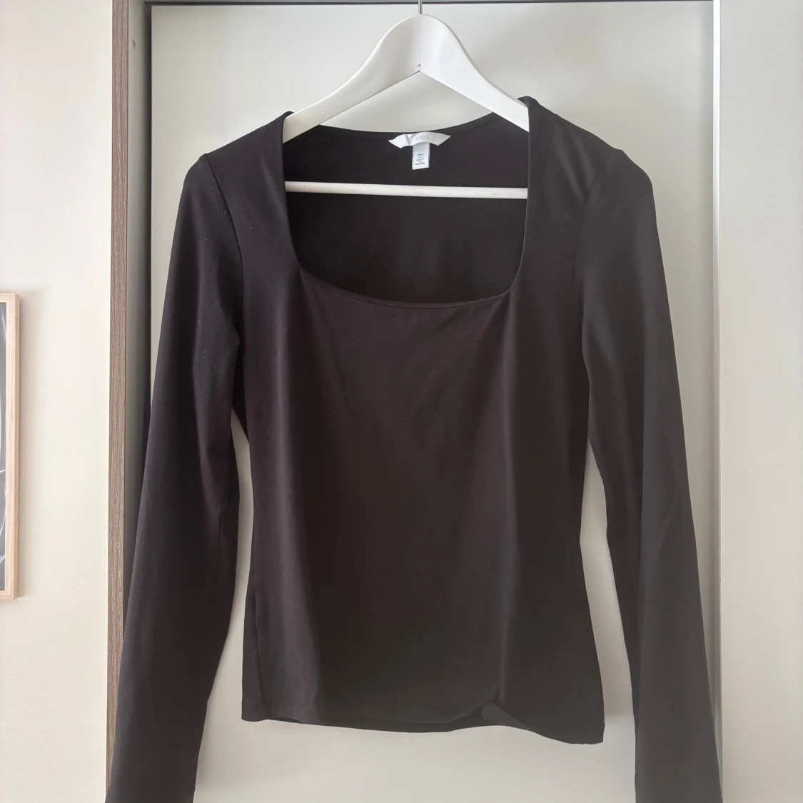 Svart långärmad topp från H&M - 3