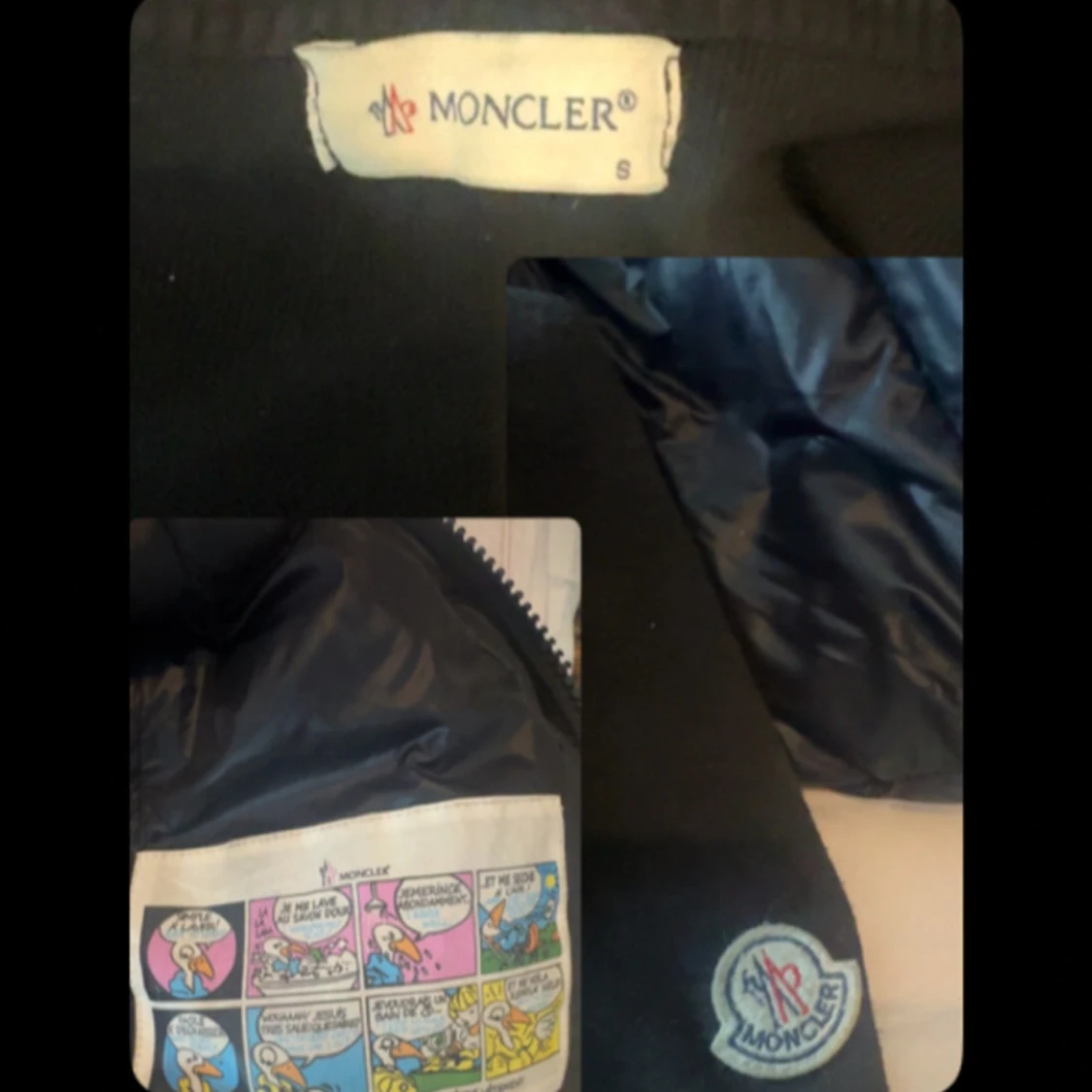 Svart moncler cardigan - 1