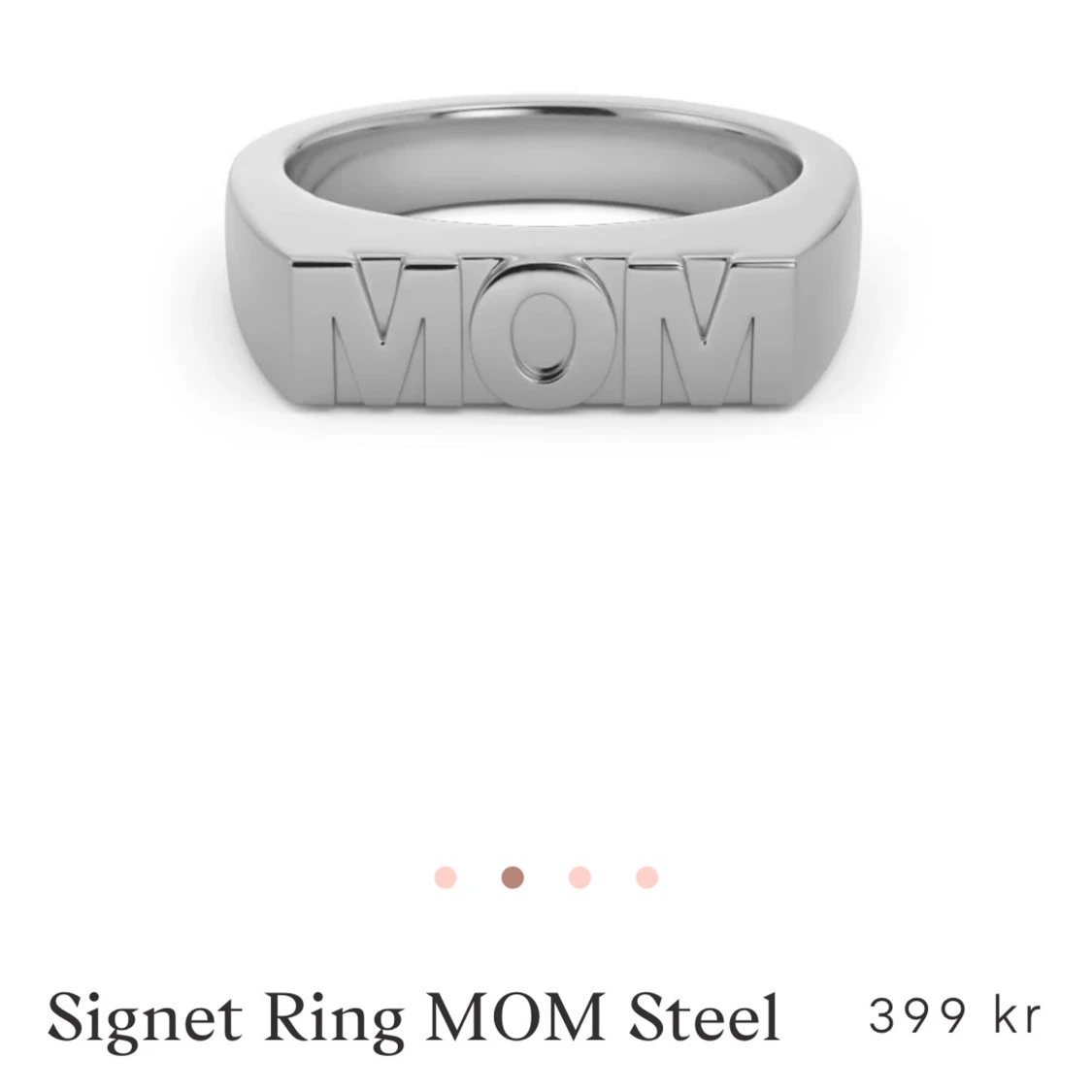  Edblad ring till en i guld  - 1