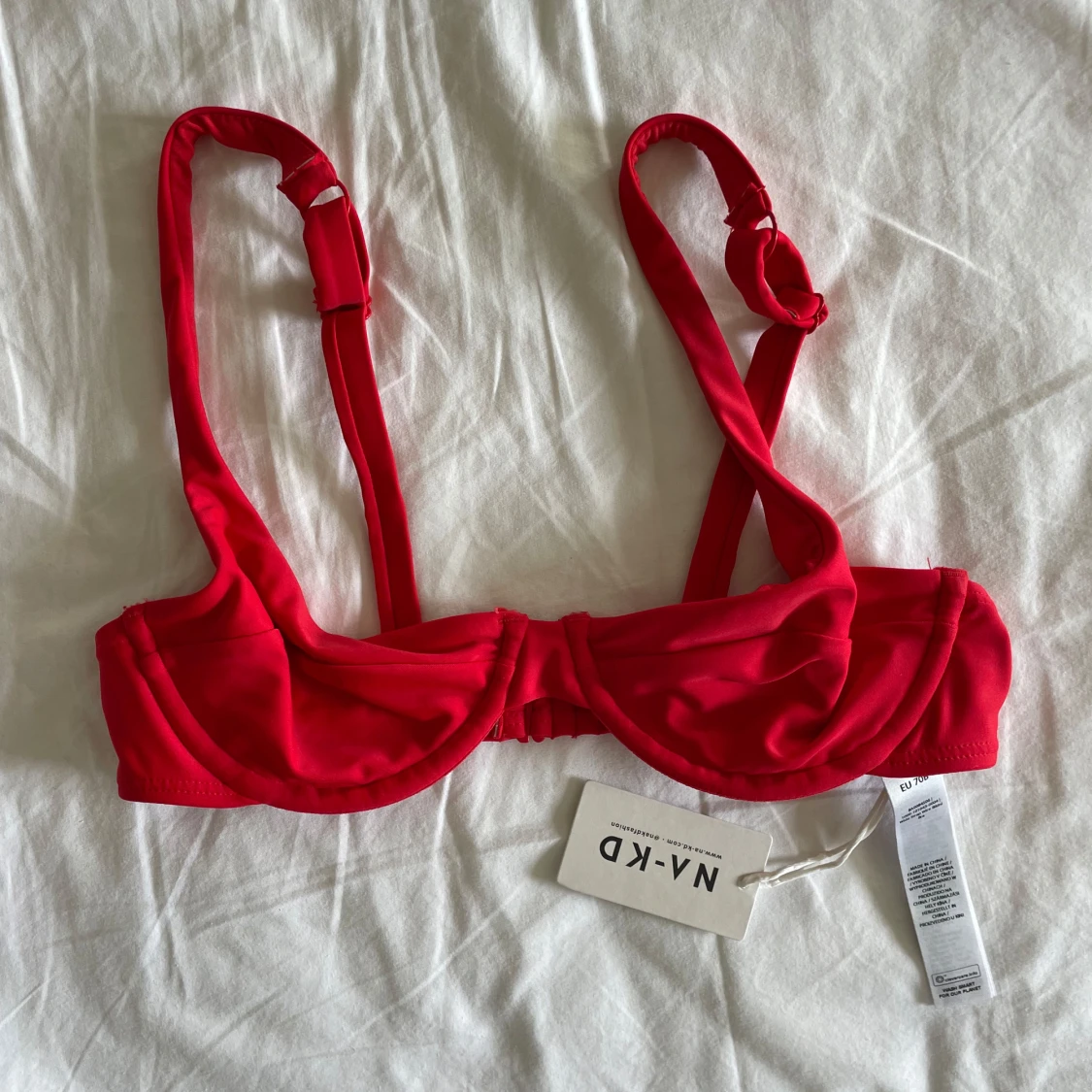 Röd bikini från NA-KD  - 1