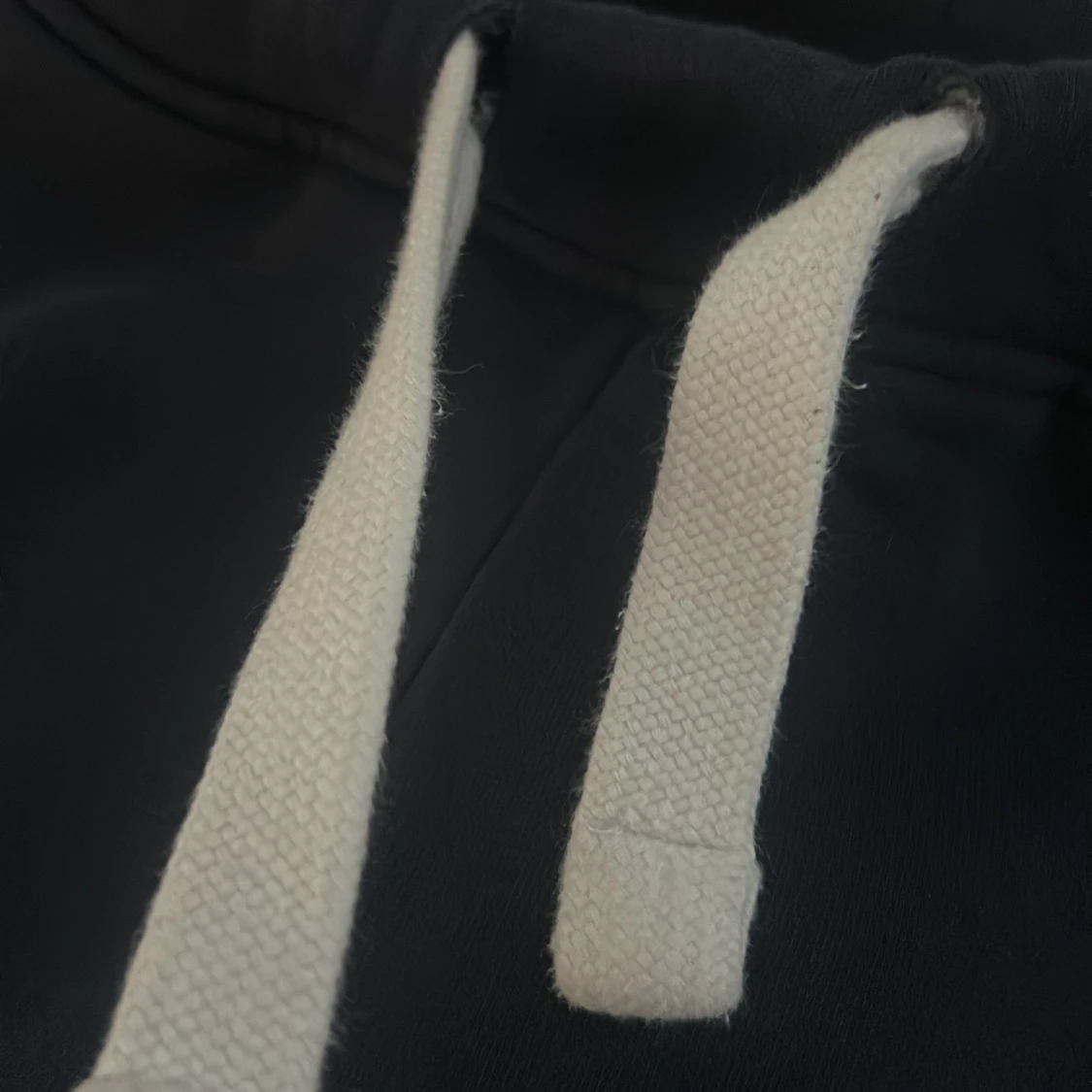 Marinblåa mjukisbyxor med snörning XS - 3