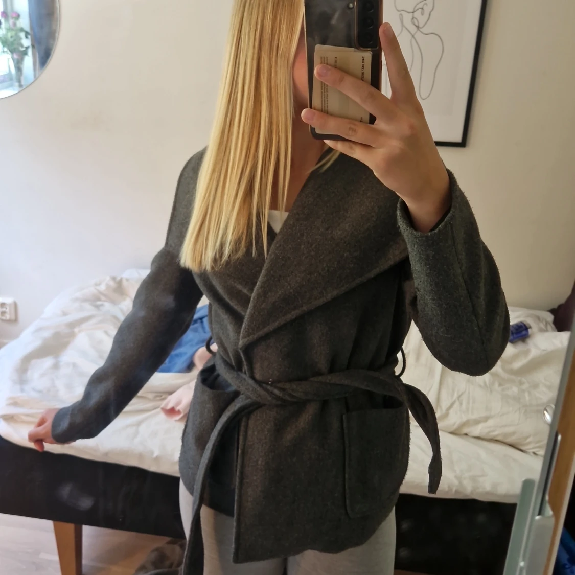 Grå Kappa från Vero Moda