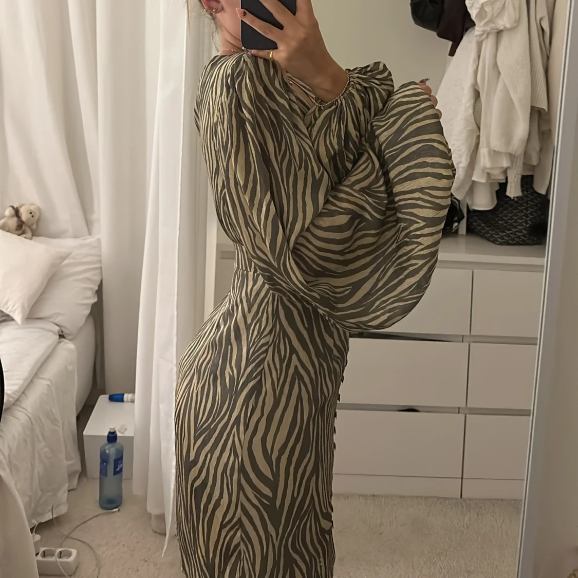 Adoore klänning i zebra mönster  - 2