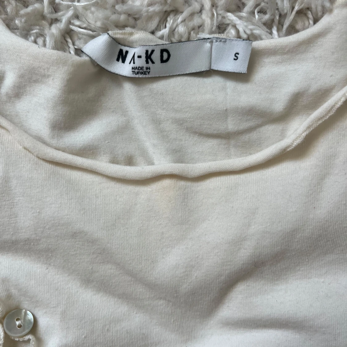 Vit långärmad topp från NA-KD - 2