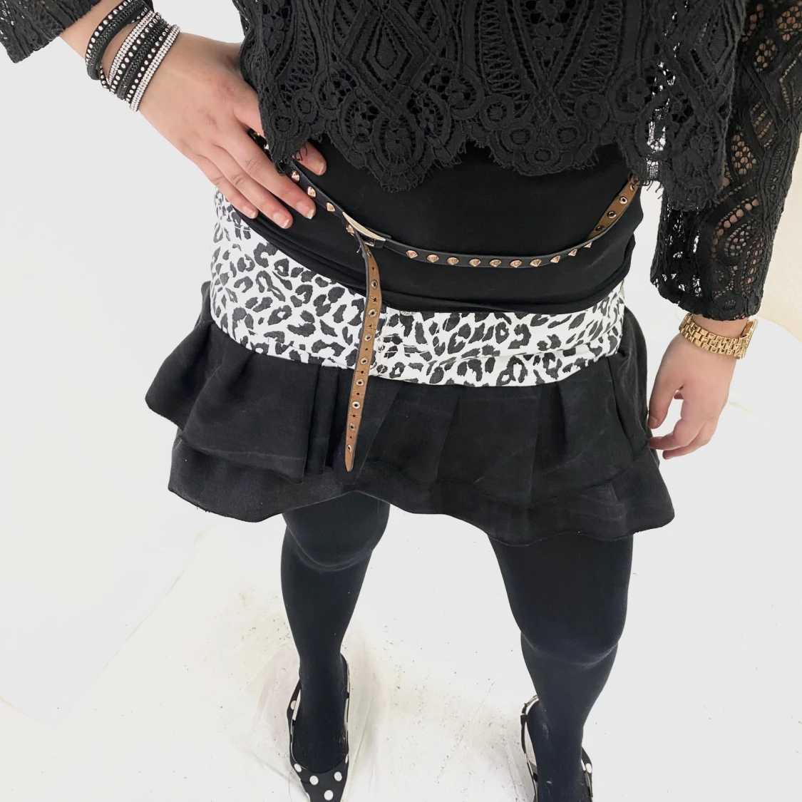 Mini cheetah remake skirt  - 1