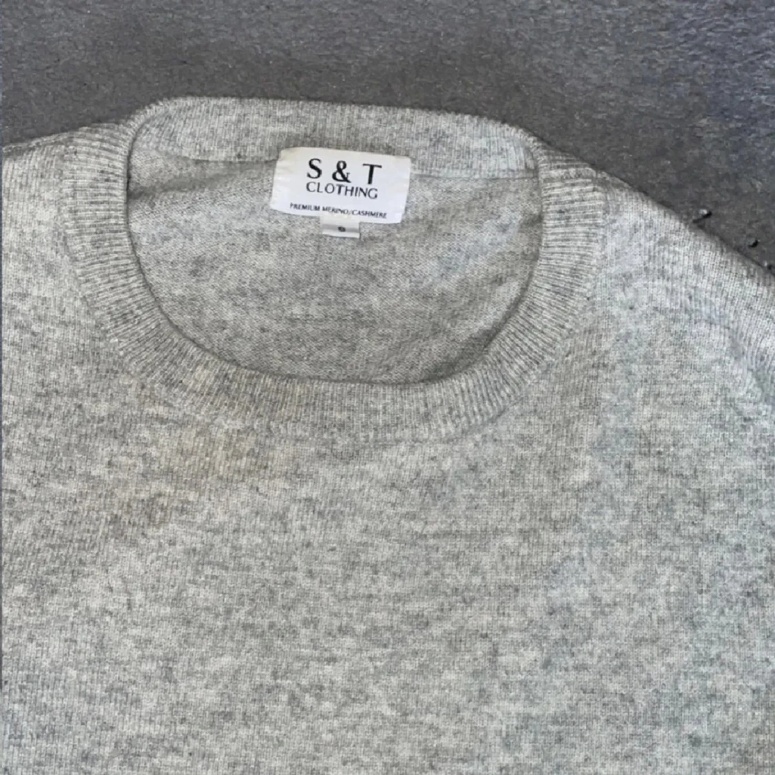 S&T Merinoull och Kashmir sweatshirt  - 90