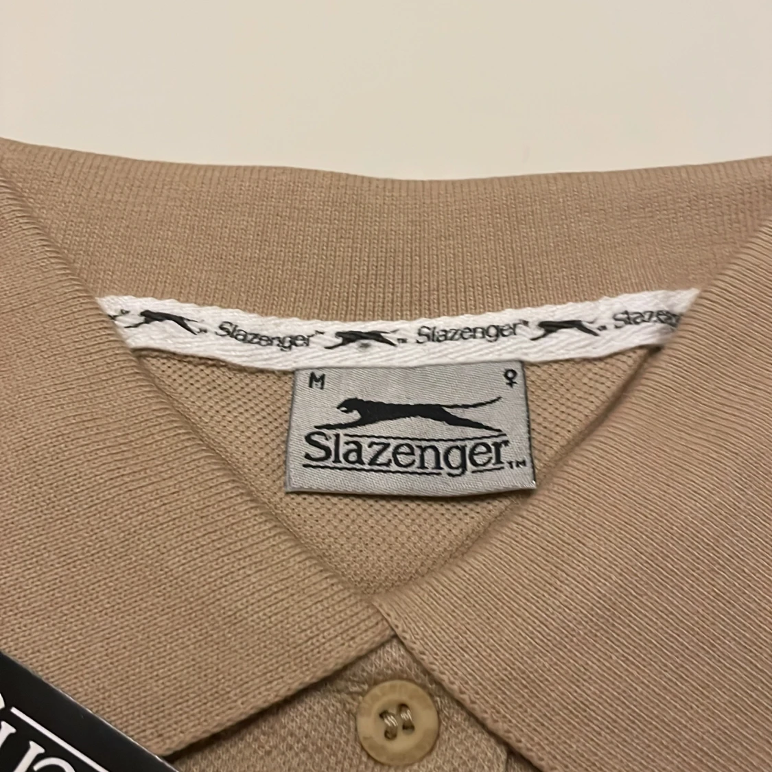 Beige pikétröja från Slazenger - 2