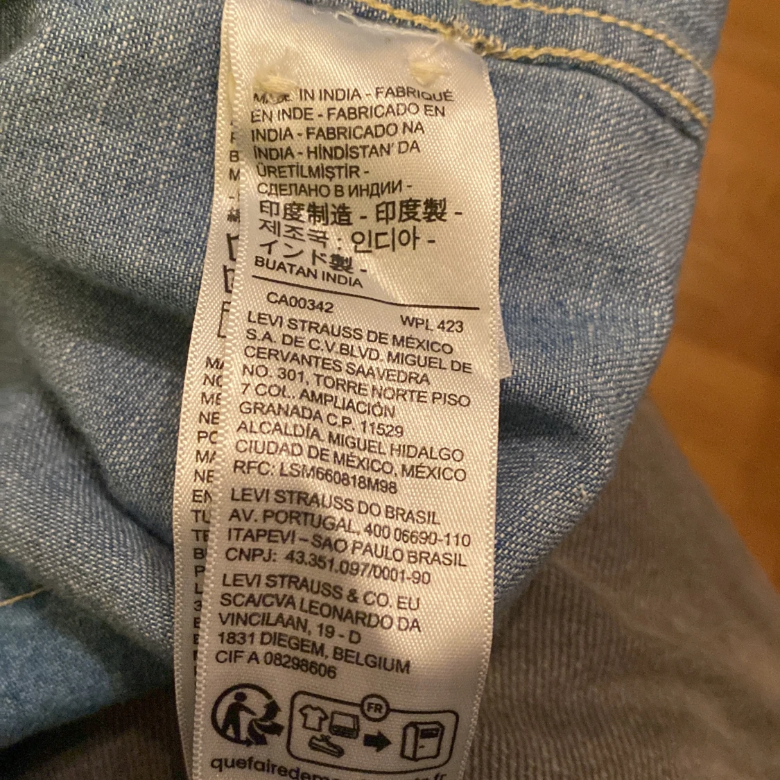 Blå jeansskjorta från Levi's - 3