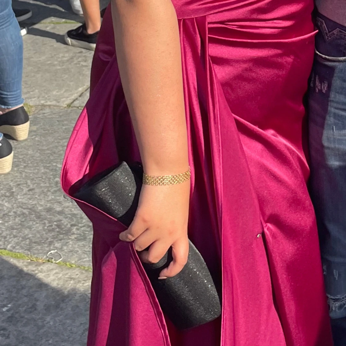Mörkrosa balklänning - 2