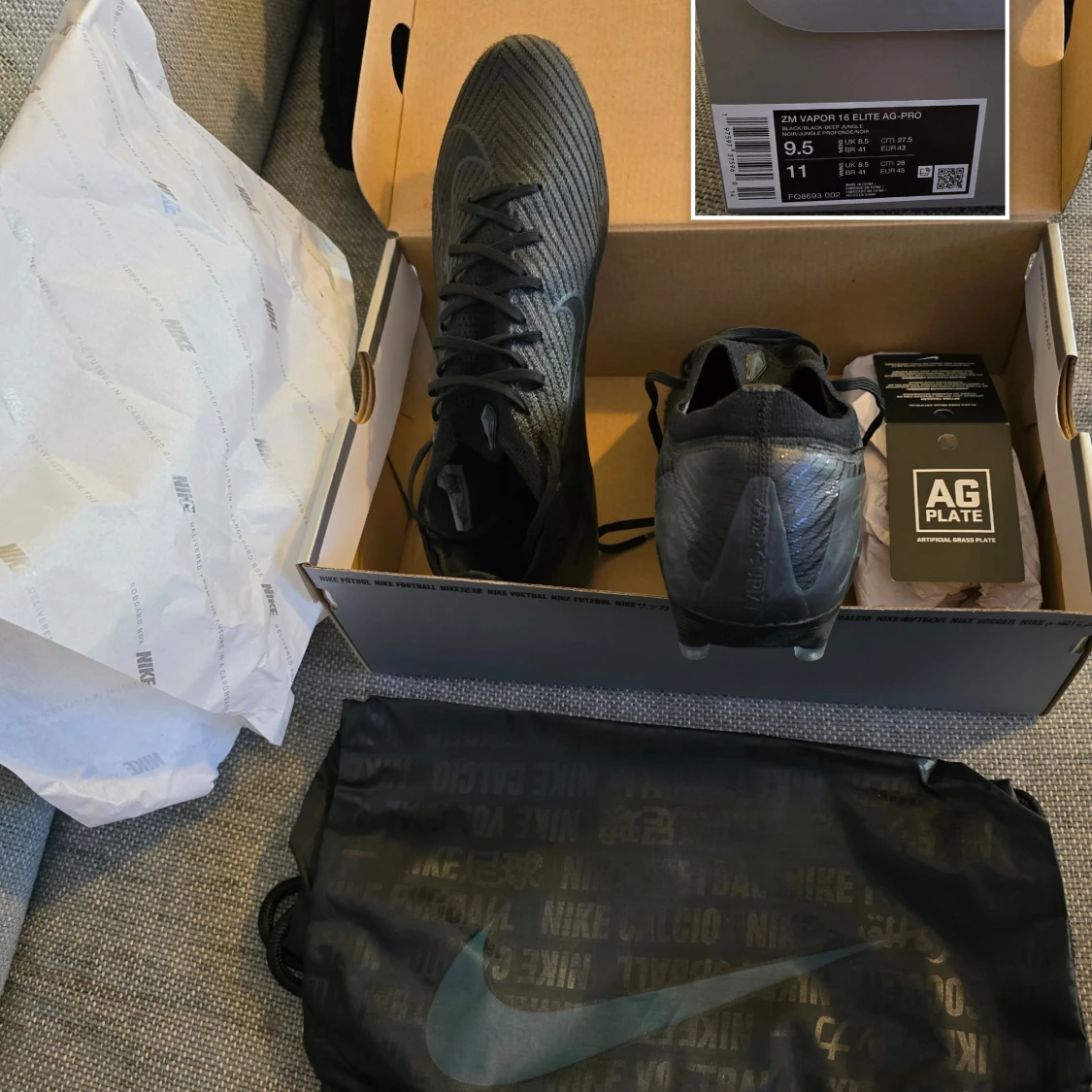 Nike ZM Vapor 16 Elite AG-Pro Fotbollsskor - EUR 43 - 1