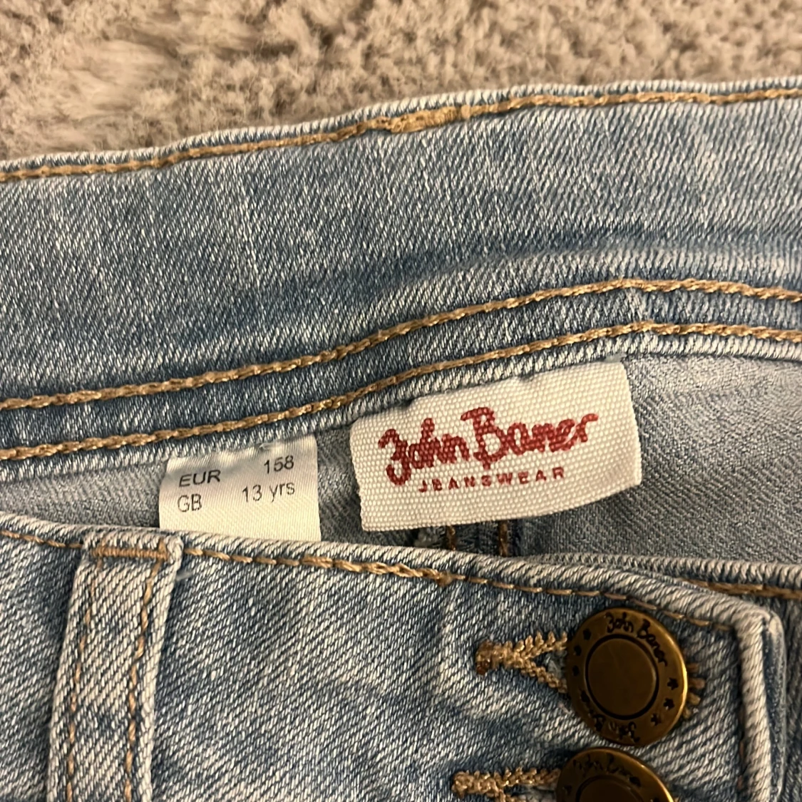 Ljusblå jeans från John Baner - 2