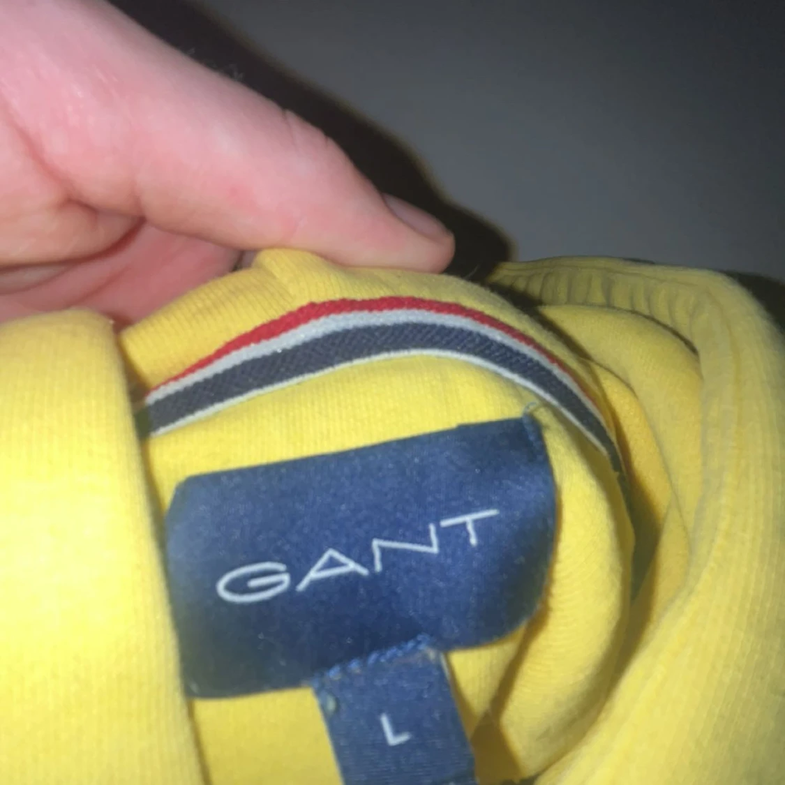 Gul hoodie Gant skön - 2