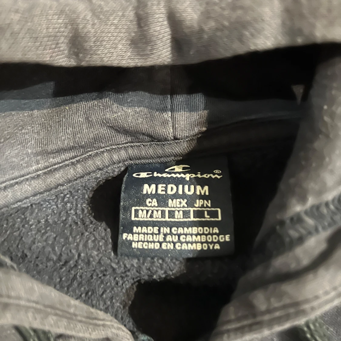 Mörkblå hoodie från Champion - 1