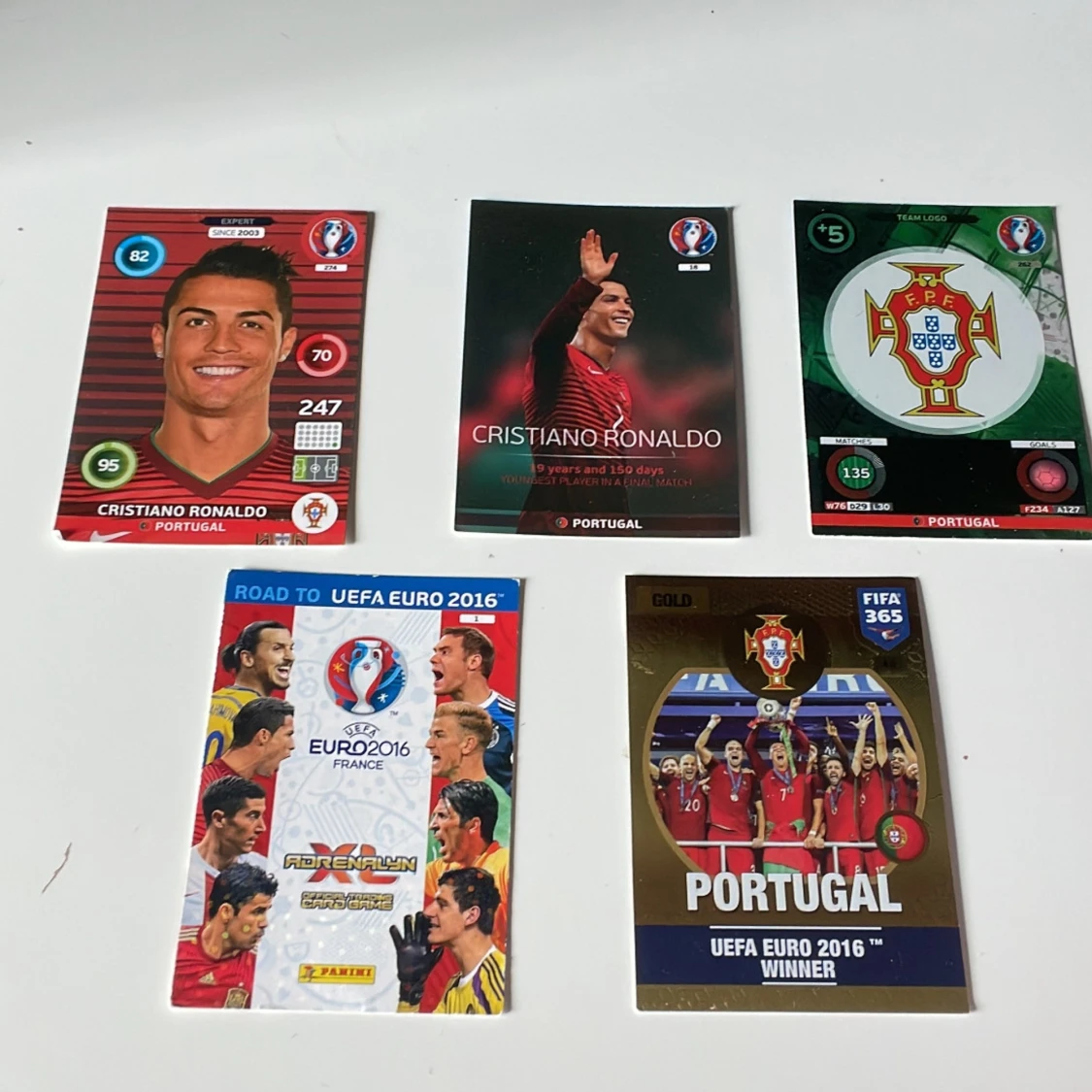 UEFA Euro 2016 Portugal Winner - Panini Adrenalyn XL Cards
