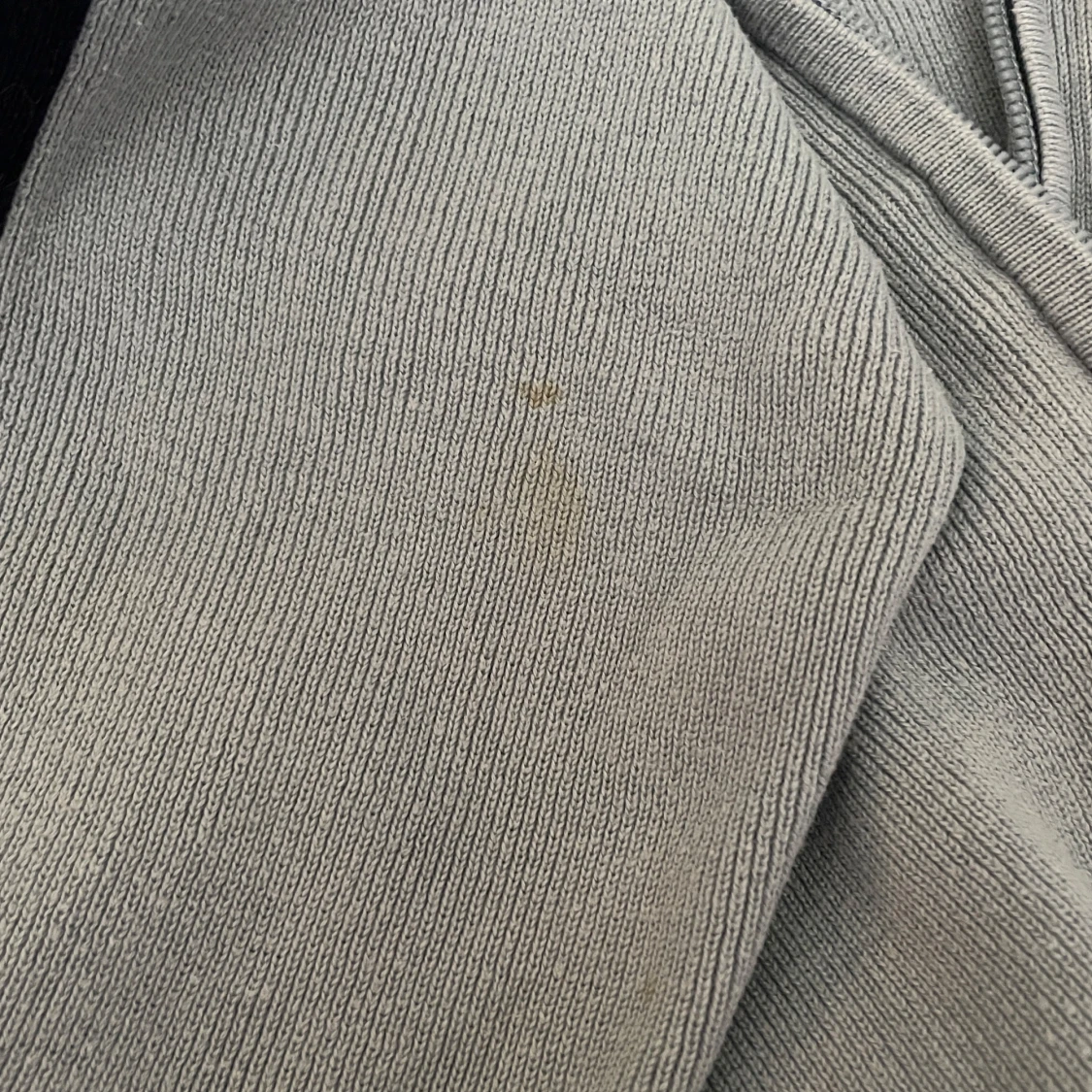 Ljusblå zipup med krage - 4