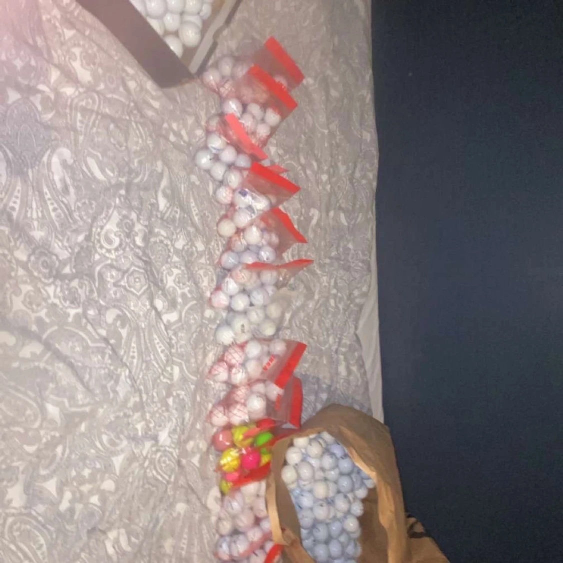 Golfbollar mängder - 2