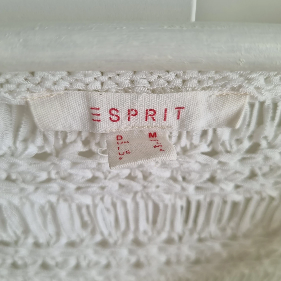 Vit virkad topp Esprit - 1