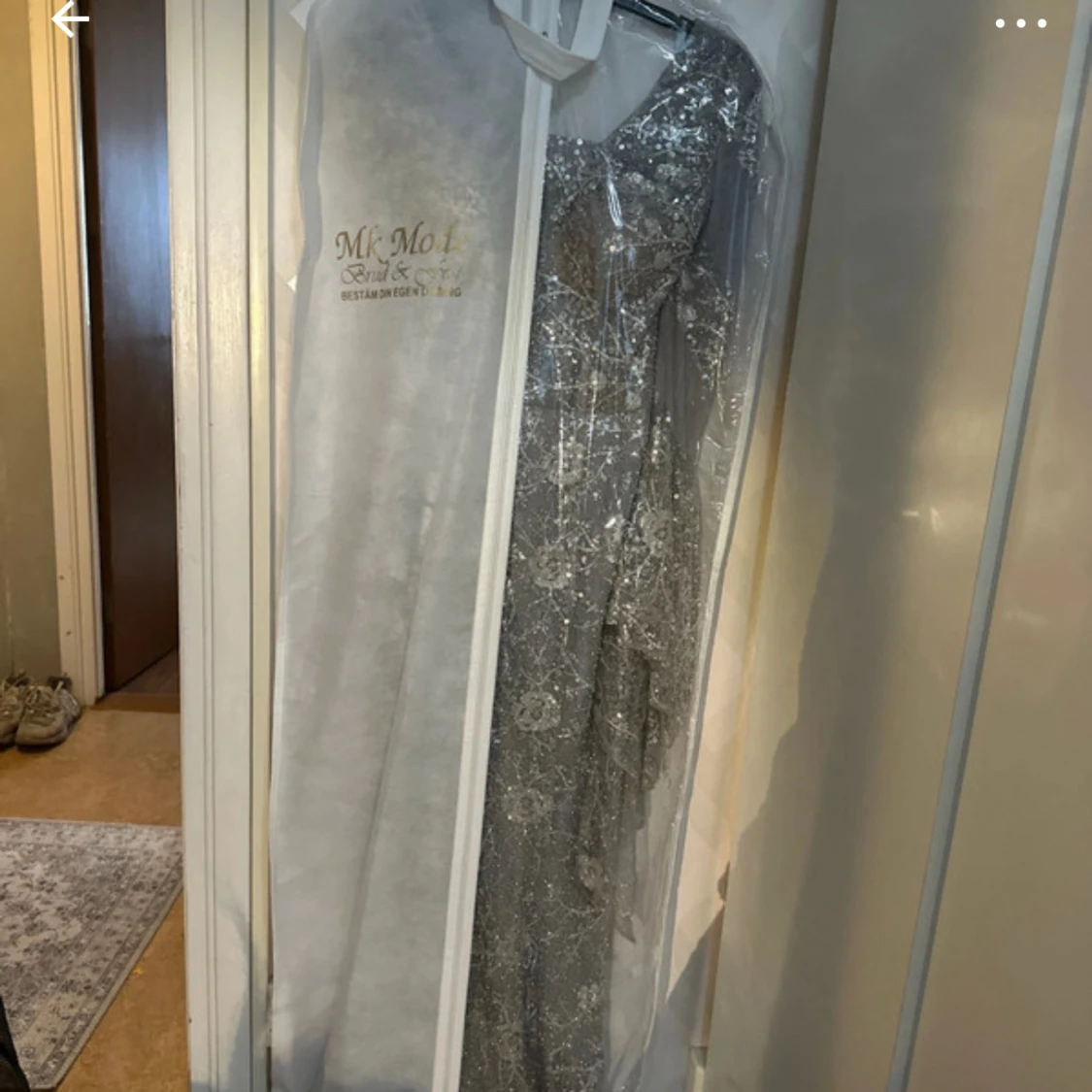 Glittrig långklänning från MKMoli - 3