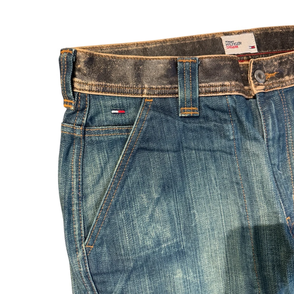 Blå jeansbyxor från Tommy Hilfiger - 3