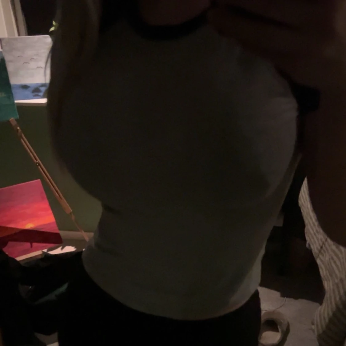 Grå/svart baby tee - 1