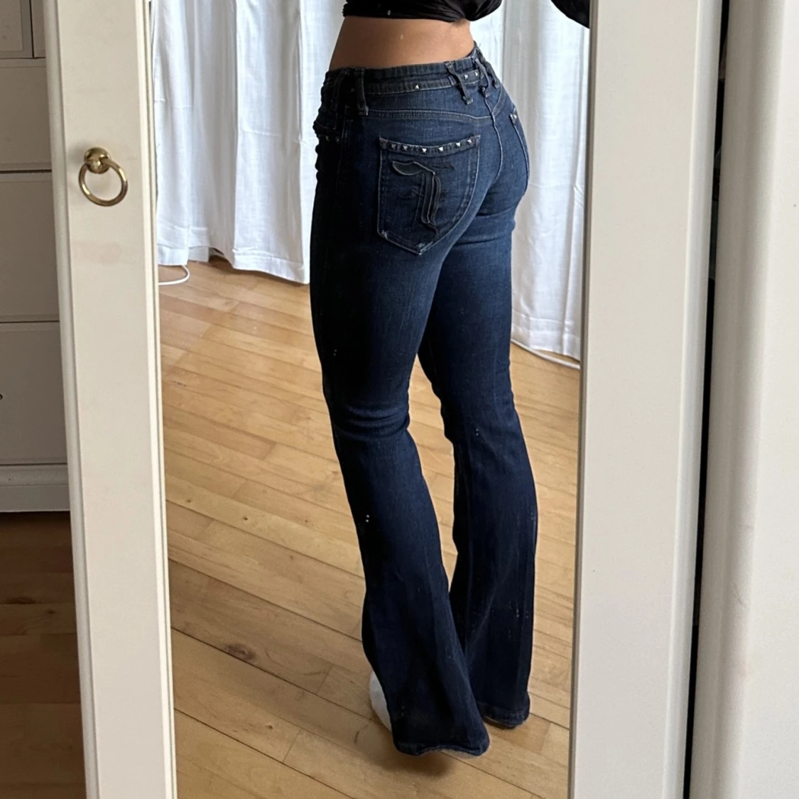 Lågmidjade bootcut jeans - 2