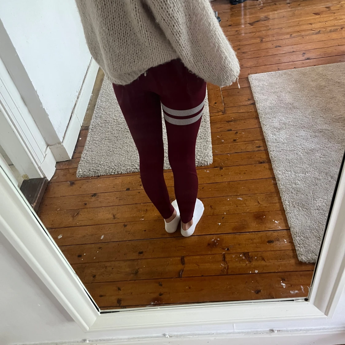 Vinröda stronger träningsbyxor  - 1