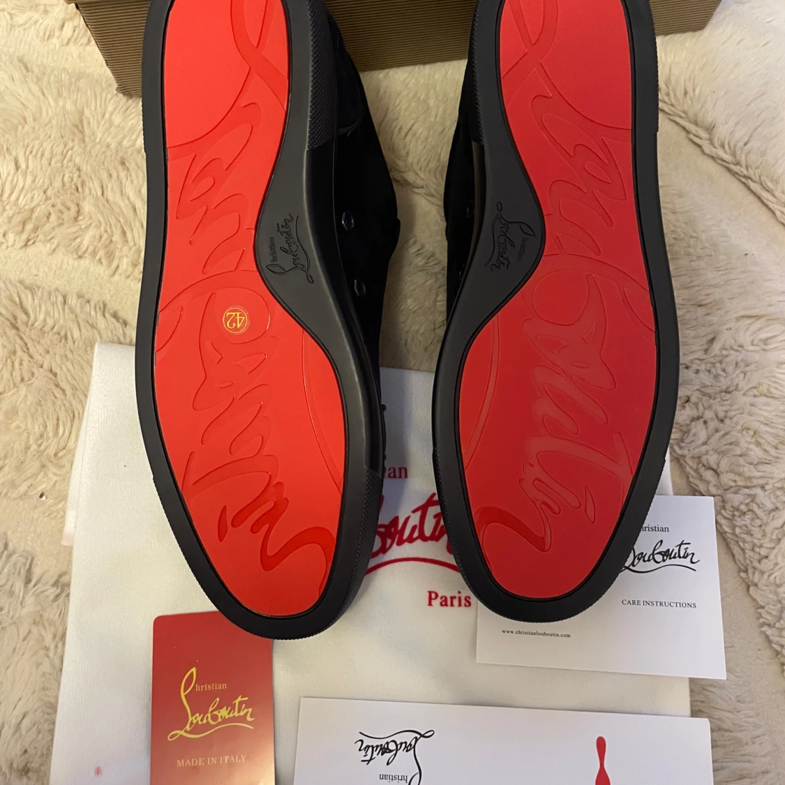 Mörkblåa sneakers från Christian Louboutin - 2