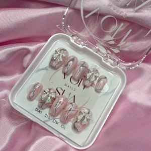 PinkMarble (XS);Short Ballerina;Curved - XS: 14 mm, 11 mm, 11,5 mm, 10 mm, 8 mm 
