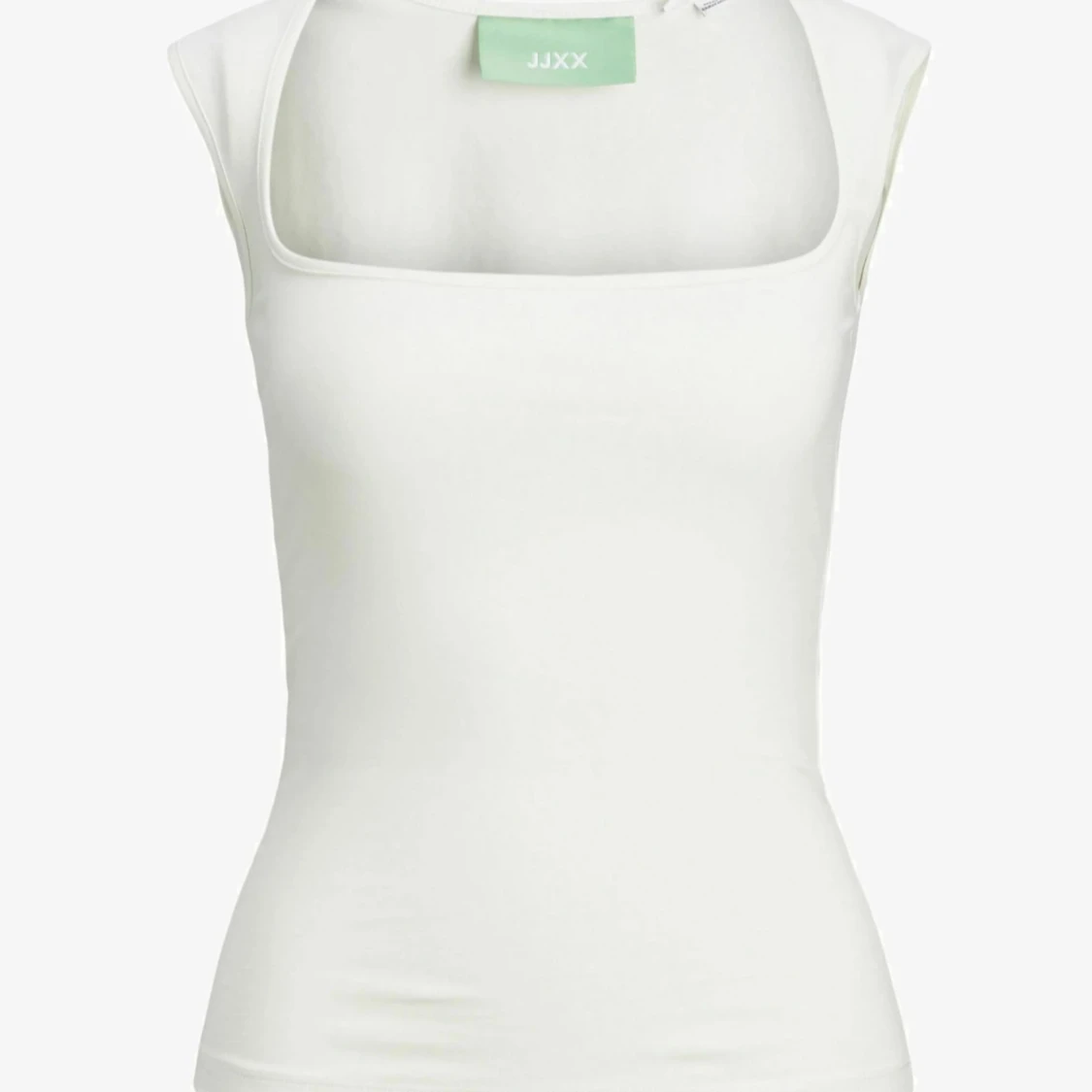 Vit ärmlös linnetopp från JJXX