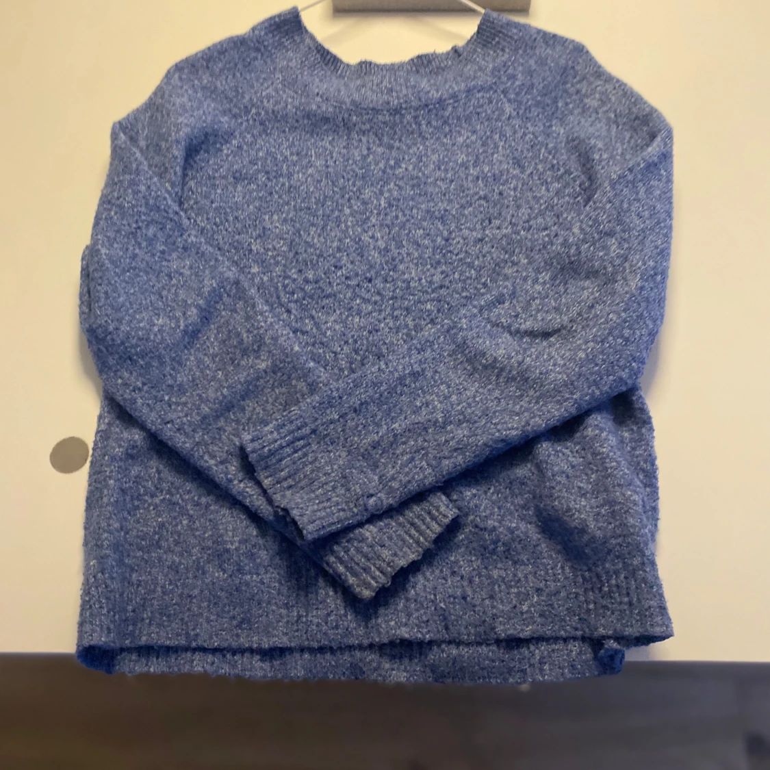 Blå stickad tröja från Vero Moda - 1