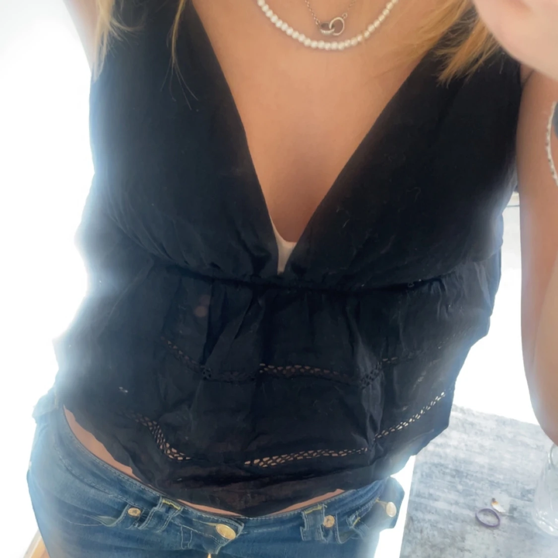 Svart topp från ONLY