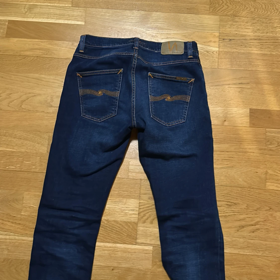 Mörkblå Nudie jeans slim fit - 1
