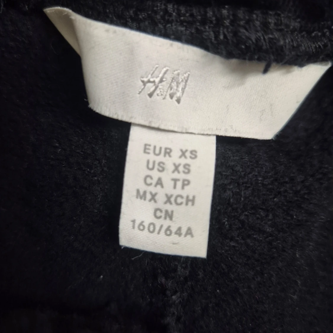 Svarta mjukisbyxor XS H&M  - 1