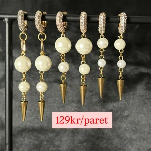 Örhängen guld - Dessa säljes för 129kr paret! Ädelmetall, helt nya😍 Man väljer alltså en modell