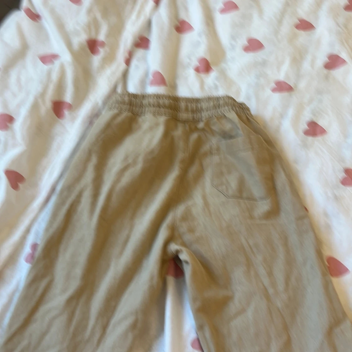 Beige linnebyxor  - 1