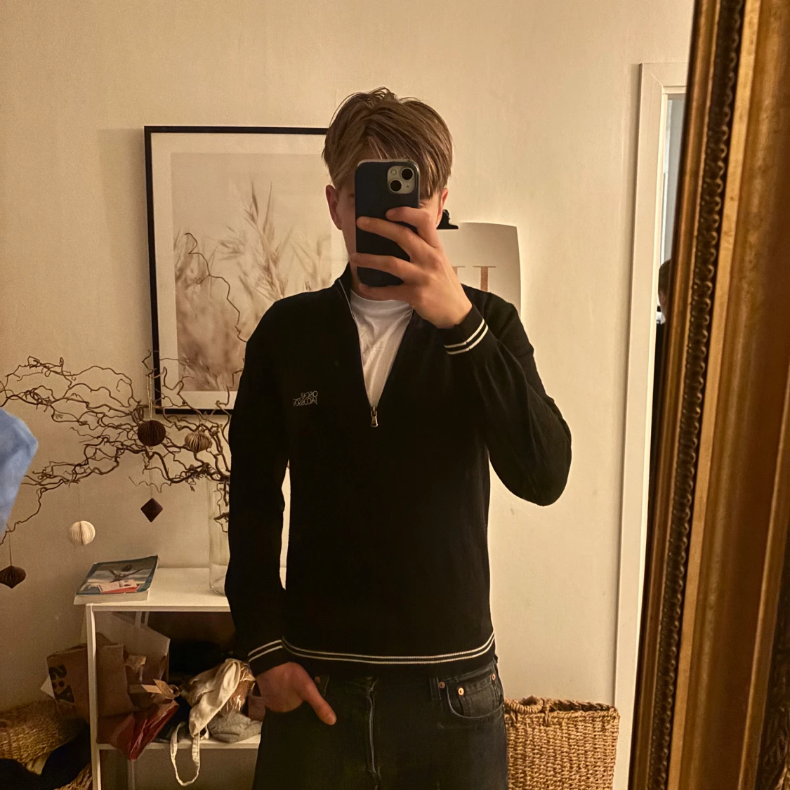 Oscar Jacobson half zip - 2